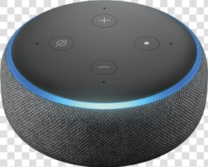 Echo Dot 3rd Gen   Echo Dot 3 Amazon Negro  HD Png Download