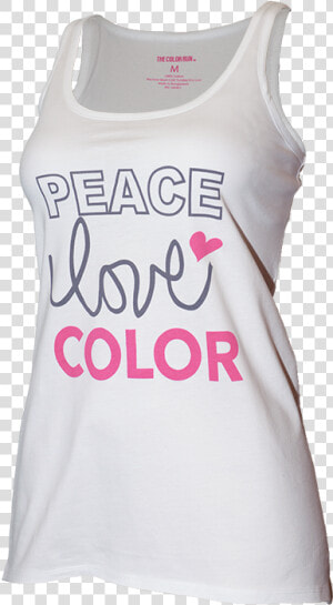 Peace Love Color Tank   Active Tank  HD Png Download