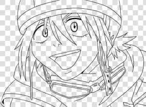 Anime Coloring Page   Cool Anime Coloring Transparent  HD Png Download