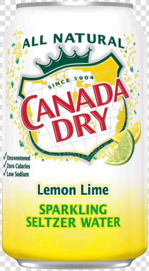 Canada Dry Sparkling Lemon Lime   Alcoholic Beverage  HD Png Download