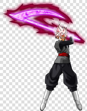 No Caption Provided   Goku Black Super Saiyan Rose Scythe  HD Png Download