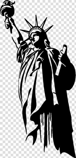 Statue Of Liberty Drawing Clip Art   Statue Of Liberty Dessin  HD Png Download