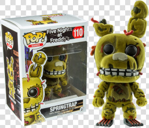 Flocked Springtrap Funko Pop  HD Png Download