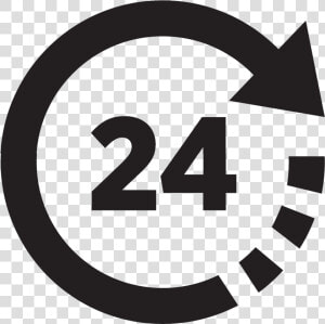 24h Icon  HD Png Download