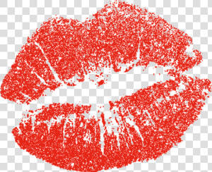 Kiss  Lipstick  Woman  Mouth  Mark  Makeup  Lips   Rose Gold Glitter Lips  HD Png Download