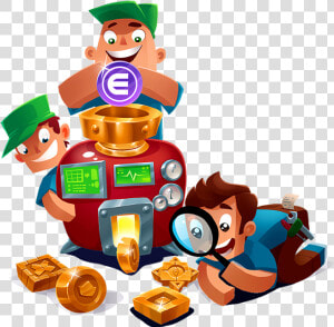 Offering Initial Blockchain Cryptocurrency Erc 20 Coin   Coin Game Character Png  Transparent Png