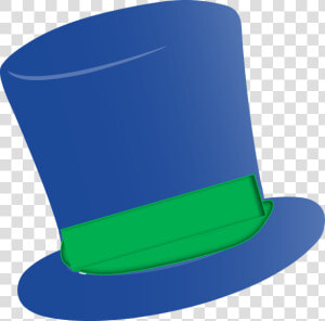 Fedora Clipart Tall Hat   Green And Blue Top Hat  HD Png Download