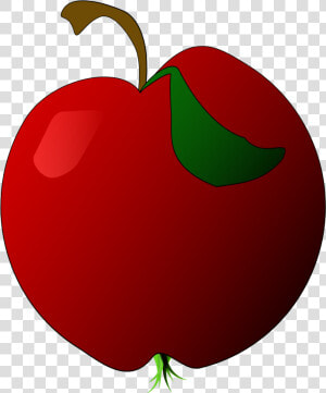 A Red Apple Clip Arts   Apple  HD Png Download