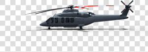 Helicopter Bell 525 Black  HD Png Download