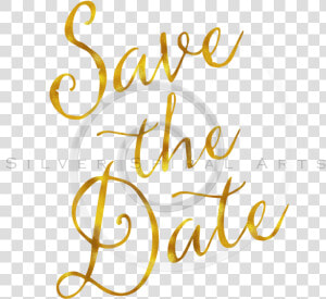 Save The Date Png   Save The Date Png Gold  Transparent Png