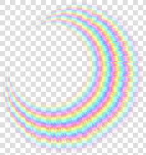 ⚫🌈⚫  ftestickers  abstract  circle  circles  rainbow   Png Halo Circle  Transparent Png