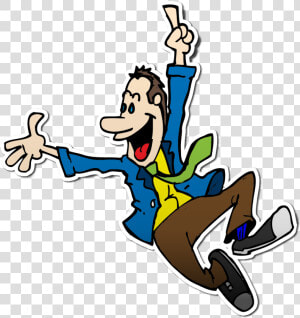 Very Excited Cartoon  HD Png Download