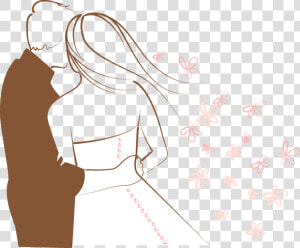 Dessin Png Mariés   Bride And Groom Wedding Background  Transparent Png