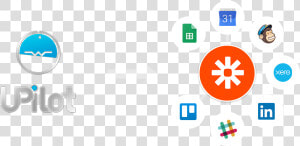 Connect Upilot With Zapier   Circle  HD Png Download