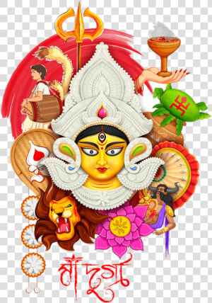 Happy Navratri Wishes 2019  HD Png Download