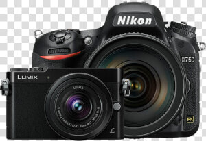 Nikon D750 Dslr Camera With Af S Nikkor 24 120mm F  HD Png Download