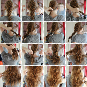 Braid Hair Then Flat Iron   Png Download   Mermaid Hair Do  Transparent Png