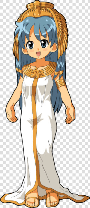 Wikipe Tan In Cleopatra Style Costume   Cartoon Cleopatra Vii  HD Png Download