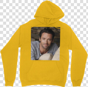 Hugh Jackman Smiling ﻿classic Adult Hoodie Class   Hoodie  HD Png Download