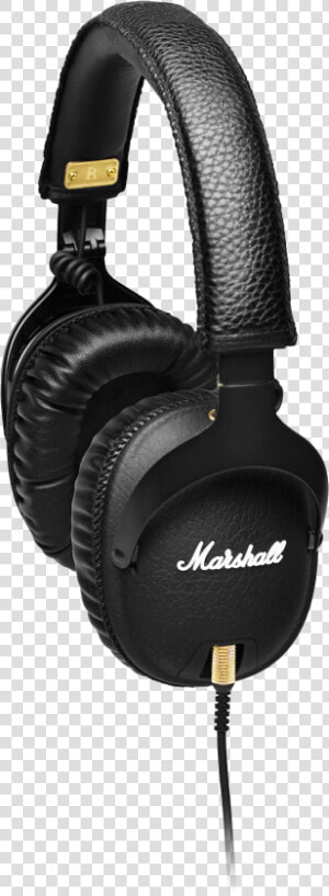 Monitor Black Black Data Srcset Https   Marshall Monitor Black Headphones  HD Png Download