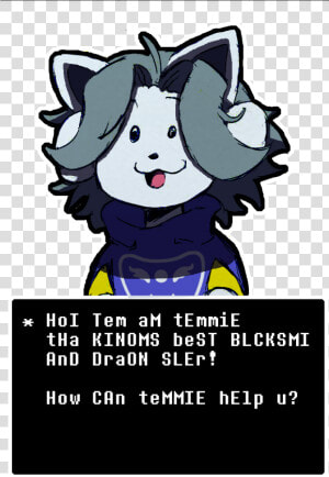 Transparent Temmie Png   Cartoon  Png Download