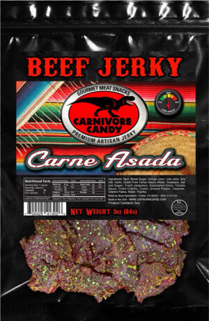 Carnivore Candy Carne Asada Beef Jerky Class   Carnivore Candy Carne Asada  HD Png Download