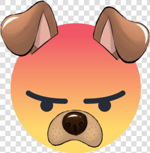 Transparent Annoyed Clipart   Angry Dog Emoji  HD Png Download