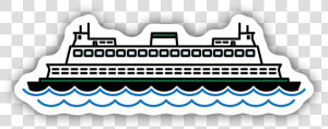 Ferry Boat Sticker  HD Png Download