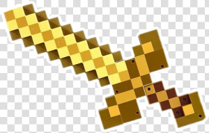  espada  minecraft   Golden Sword In Minecraft  HD Png Download