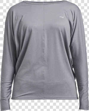 Drape Top  Grey Melange   Cardigan  HD Png Download