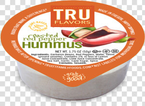 Tru Flavors Roasted Red Pepper Hummus Cups   Hummus Cups  HD Png Download