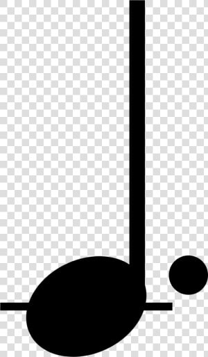 Dotted Quarter Note Icon  HD Png Download