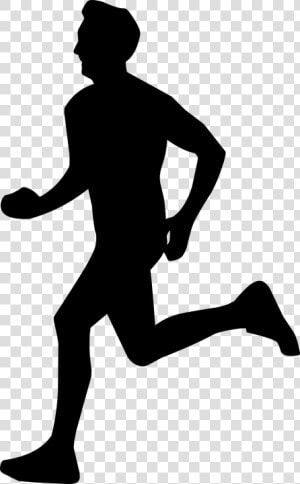 Running  Man  Silhouette  Runner  Speed  Sprinting   Person Running Silhouette Png  Transparent Png