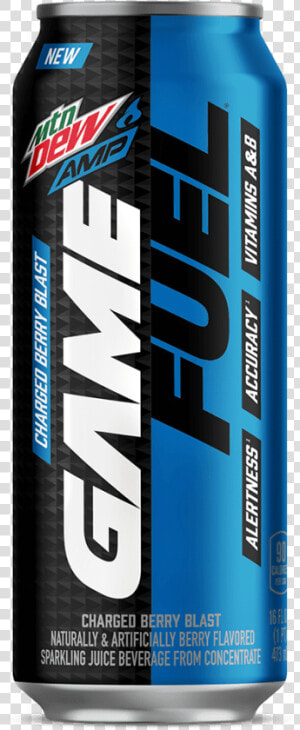 Mtn Dew® Amp® Game Fuel® Charged Berry Blast   Mountain Dew Game Fuel  HD Png Download