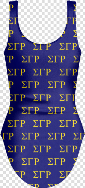 Sigma Gamma Rho Greek Logo Swimsuit   Png Download  Transparent Png