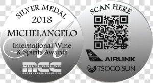 Michelangelo International Wine And Spirits Awards  HD Png Download