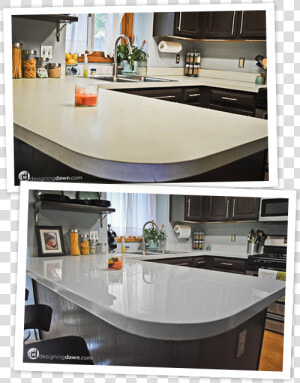 Countertop Makeover   Diy Kitchen Countertop Makeover  HD Png Download