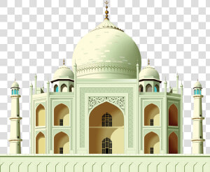 3d Vector Mosque   Taj Mahal Transparent Background  HD Png Download