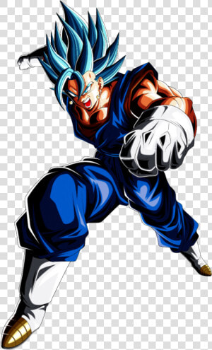  vegito  vegetto  ssb  supersaiyanblue  ssgssj  punch   Vegito Blue Dokkan Lr  HD Png Download