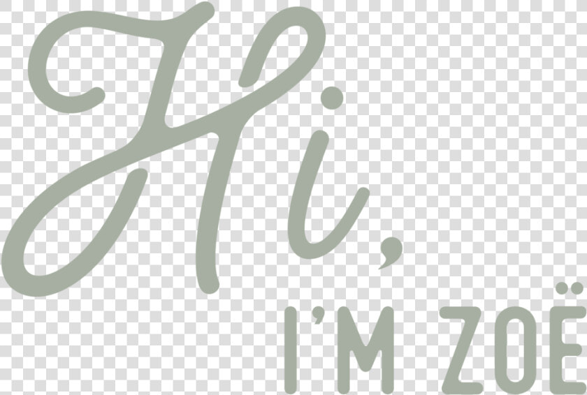 Hi  I M Zoe   Calligraphy  HD Png DownloadTransparent PNG