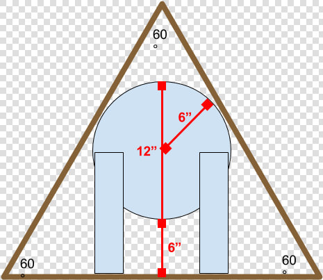 Equilateral Triangle With Inscribed Circle Placed In   Triangle  HD Png DownloadTransparent PNG