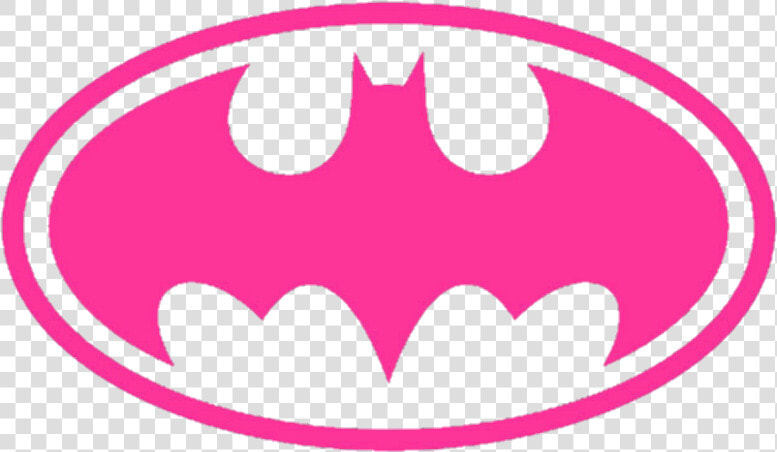  hotpink  pink  batgirl  batman  logo  symbol  superhero   Batman Logo Transparent  HD Png DownloadTransparent PNG