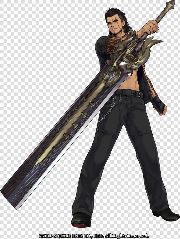 In Defense  Prince Noctis And His Companions Drew Theirs   Final Fantasy Xv Gladiolus Weapon  HD Png DownloadTransparent PNG