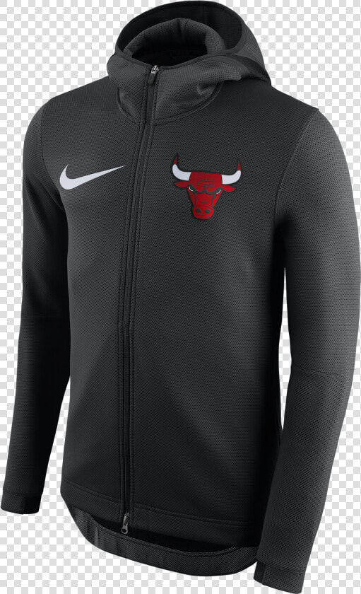 Nike Nba Chicago Bulls Thermaflex Showtime Hoodie   Milwaukee Bucks Nike Jacket  HD Png DownloadTransparent PNG