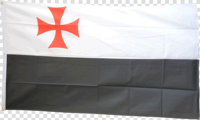 Templar Cross Black white Flag   Flag  HD Png DownloadTransparent PNG