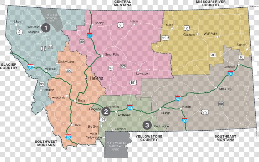 Glacier National Park Map Of Montana  HD Png DownloadTransparent PNG