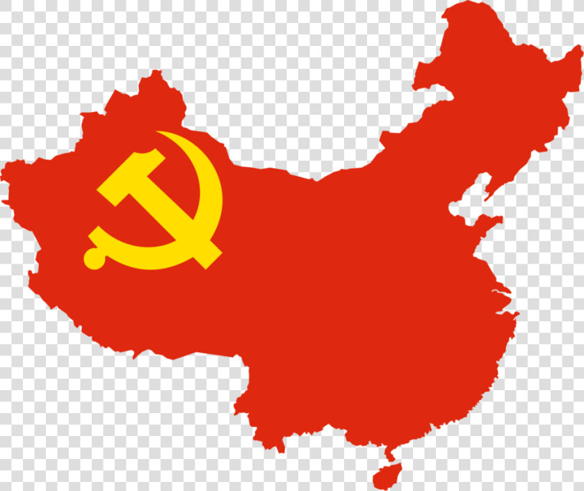 Flag Of China Map   China Map Flag Transparent  HD Png DownloadTransparent PNG