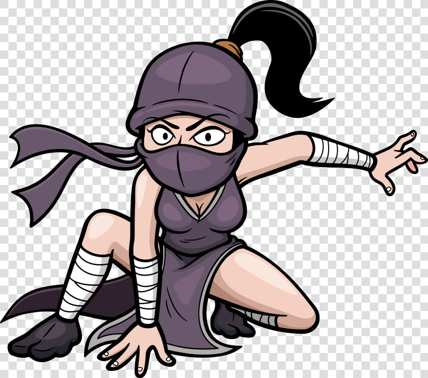 Ninja Girls Drawing   Ninja Girl Clipart  HD Png DownloadTransparent PNG