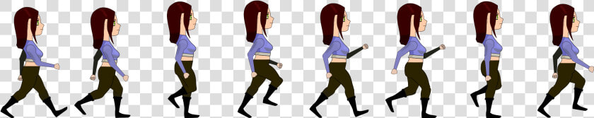 Walk   Woman Walking Png Cartoon  Transparent PngTransparent PNG