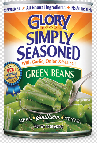 Simply Seasoned Green Beans   Glory Foods  HD Png DownloadTransparent PNG